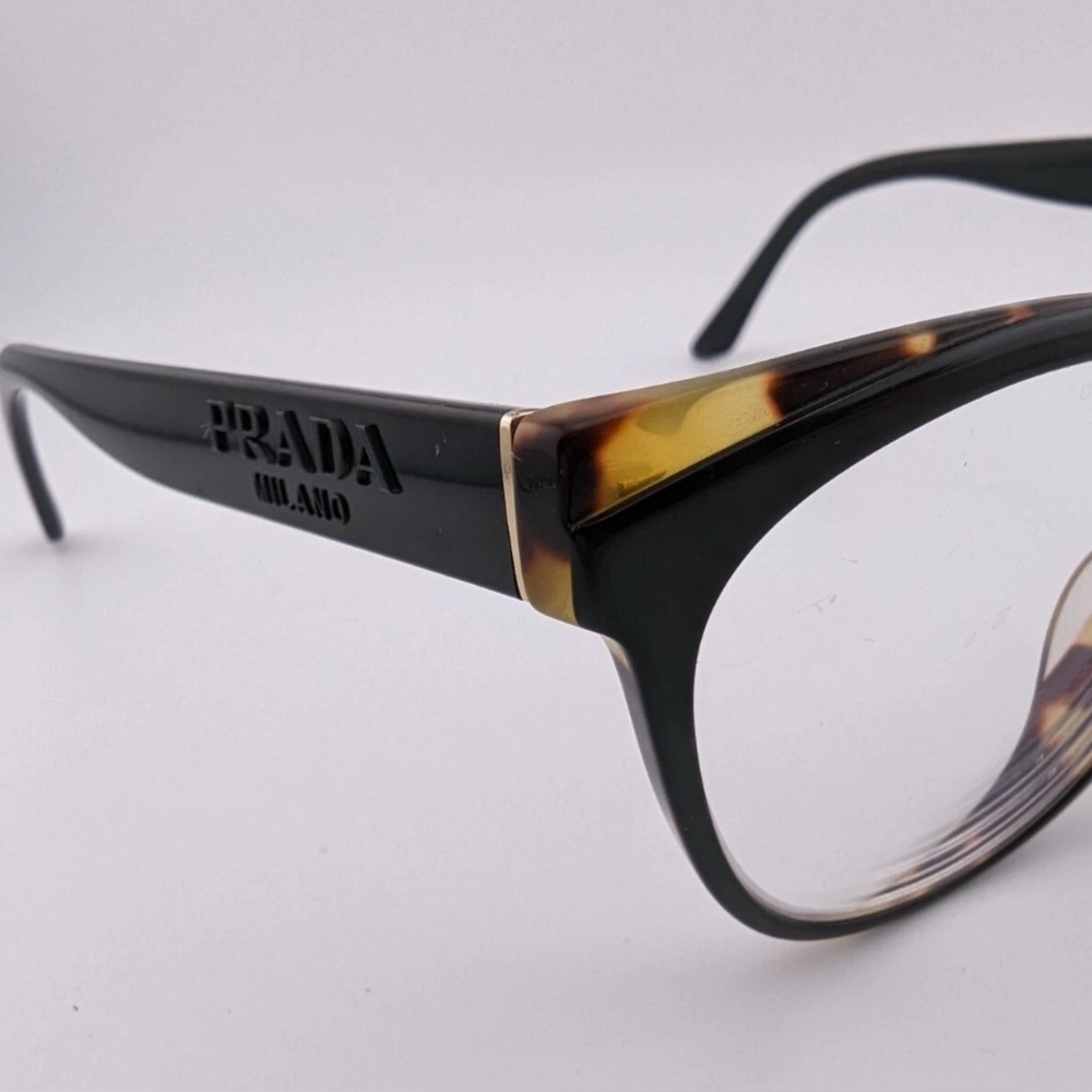 Prada Eyeglasses, Frames Only, VPR 05W-F 389-1O1, 53-19-140, Plastic, Italy EUC - Picture 10 of 10